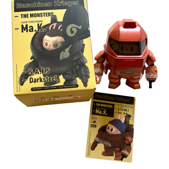 POP MART Maschinen Krieger The Monsters A.F.S Mk.I Dusk Vinyl Figure #YoloLuxe - Picture 2 of 11